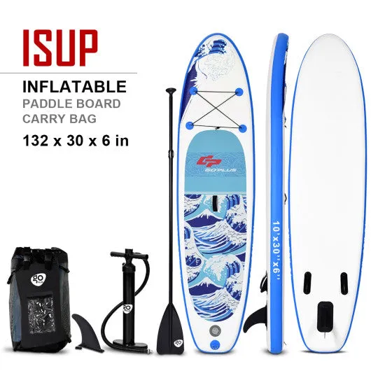 10 Feet Inflatable Stand up Paddle Surfboard with Bag