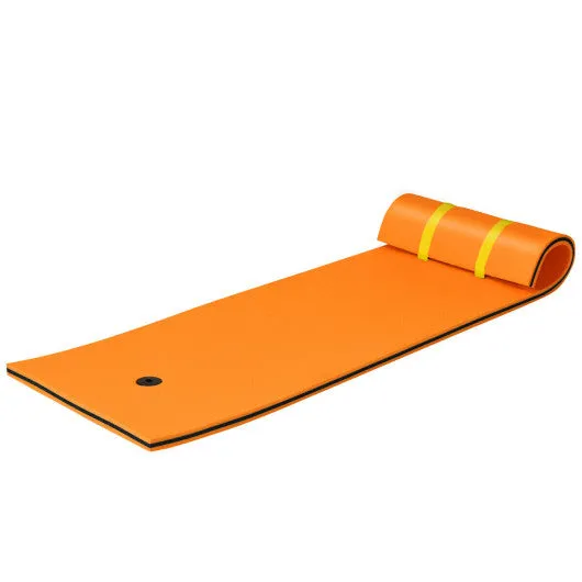 3-layer Tear-resistant Relaxing Foam Floating Pad-Orange