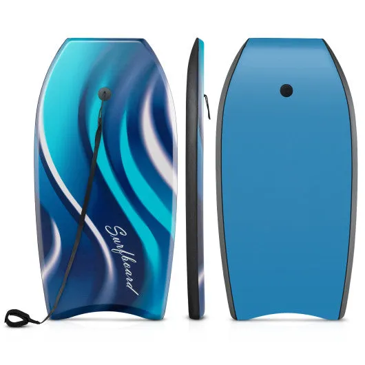 33/37/41 Inches Lightweight Body Board Boogie Board with EPS Core XPE Deck HDPE Bottom-L