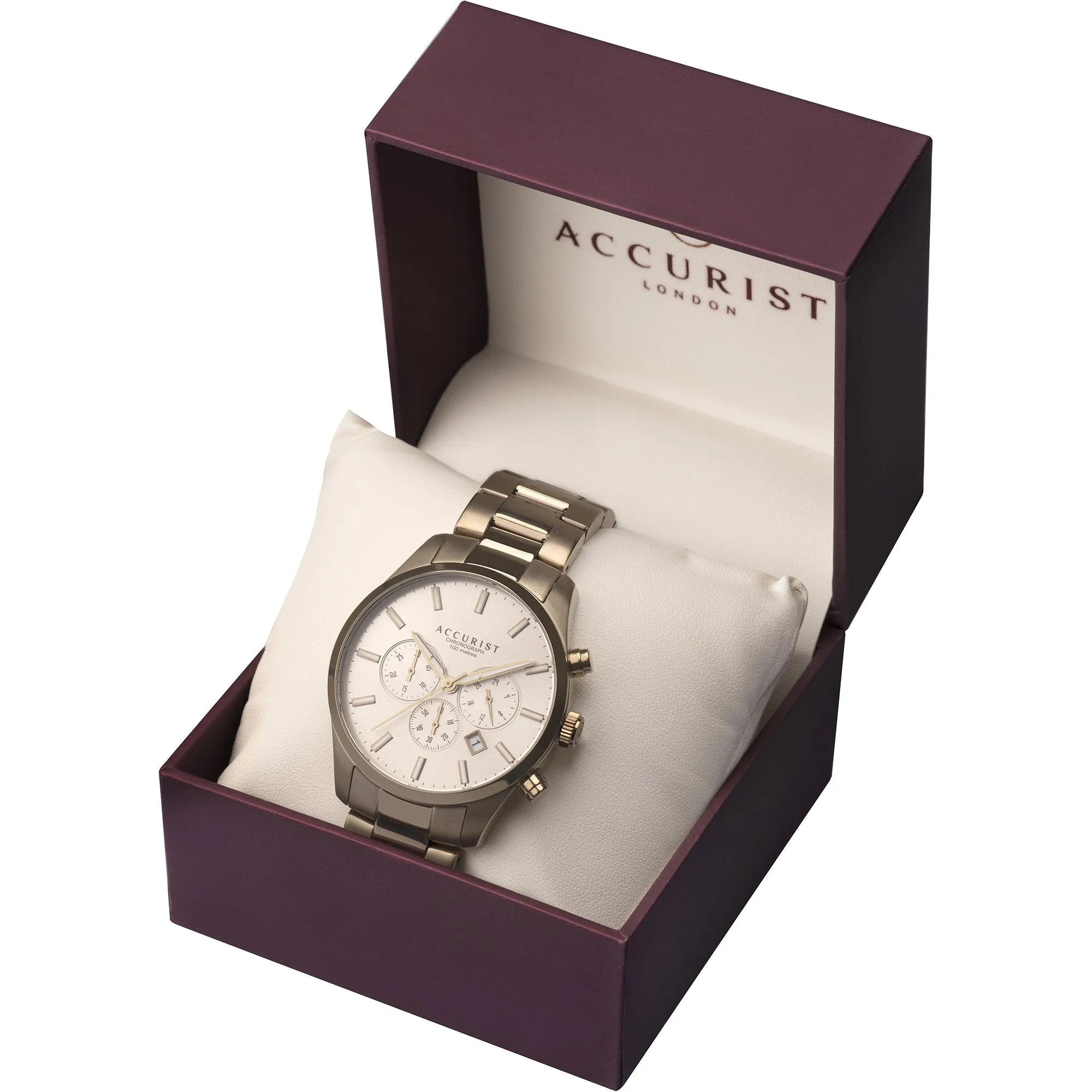 Accurist 7359 Mens Khaki Chronograph Watch