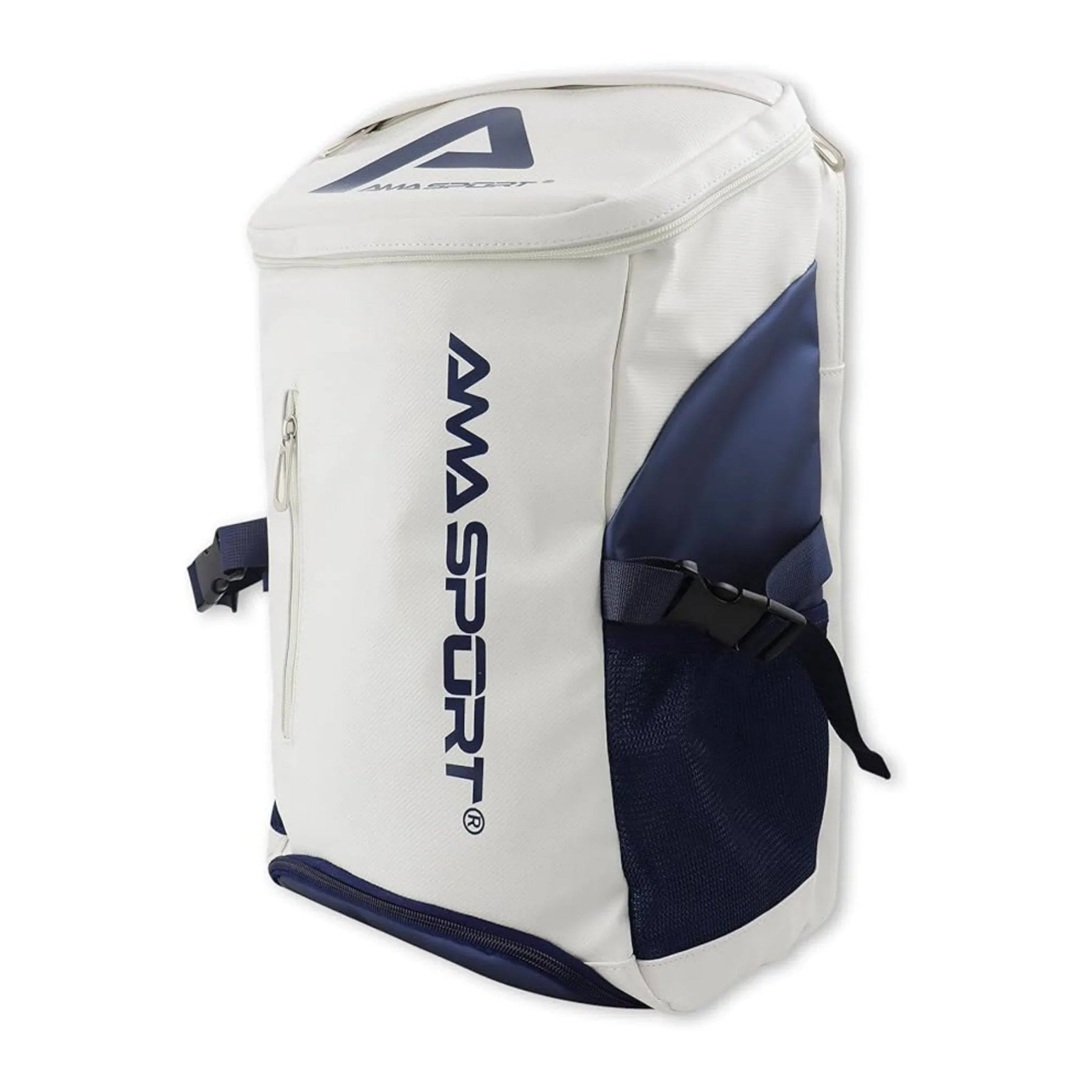 AMA SPORT Pickleball Backpack (4 Paddles) White