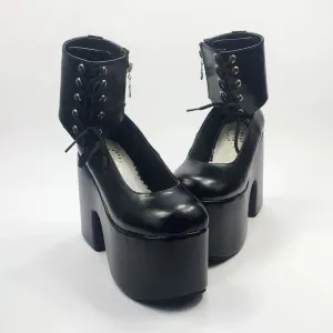 Antaina~Customized British Style High Platform Shoes