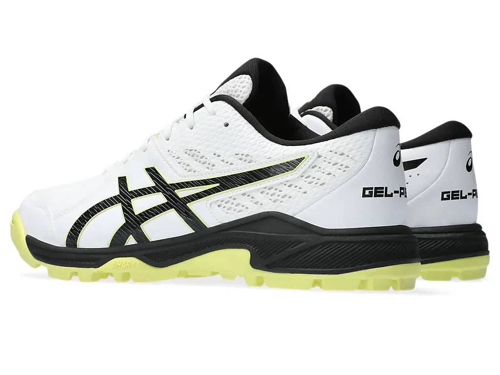 Asics Gel Peake 2 White/glow Yellow Cricket Rubber Shoe