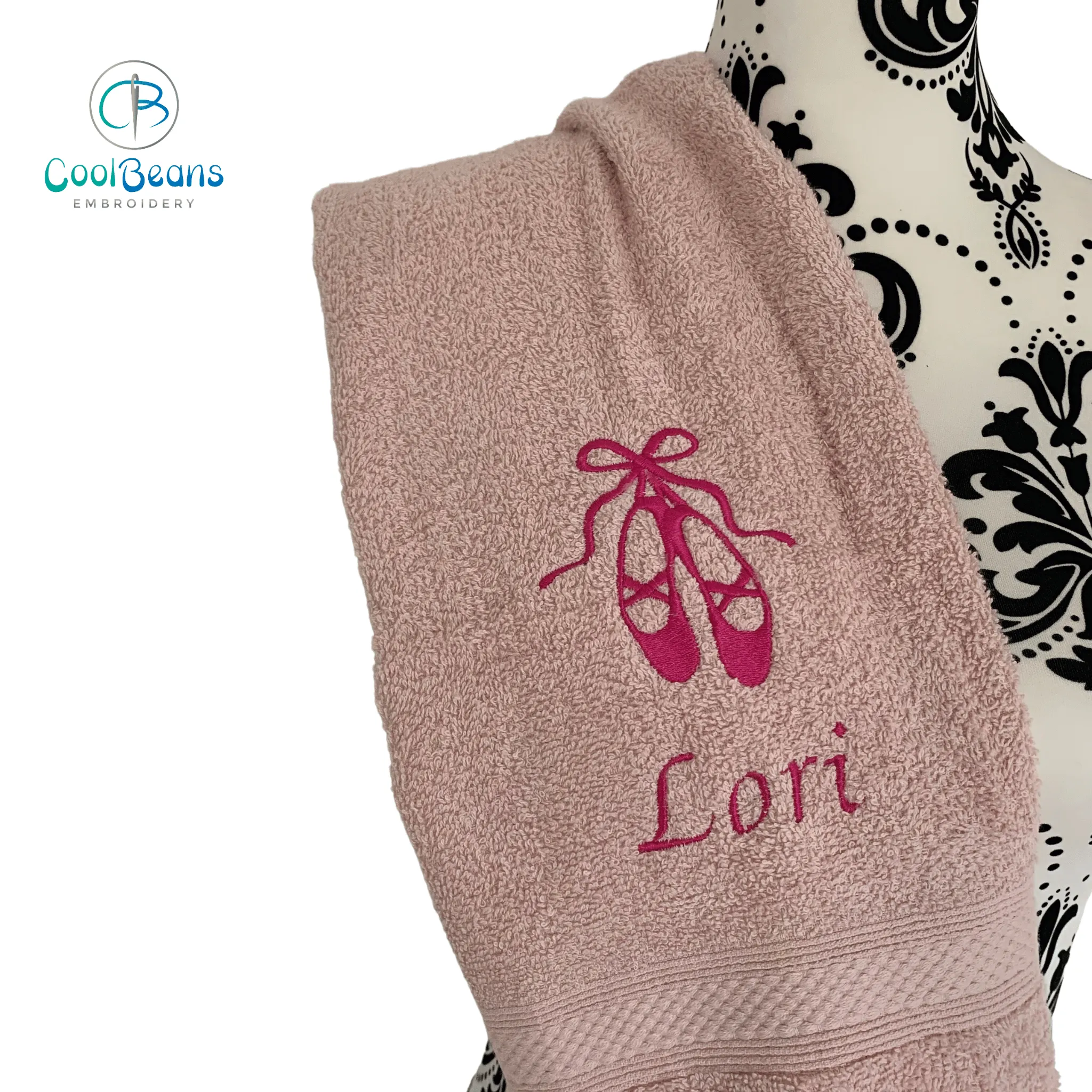 Ballet Shoes Dance Towels - Personalised