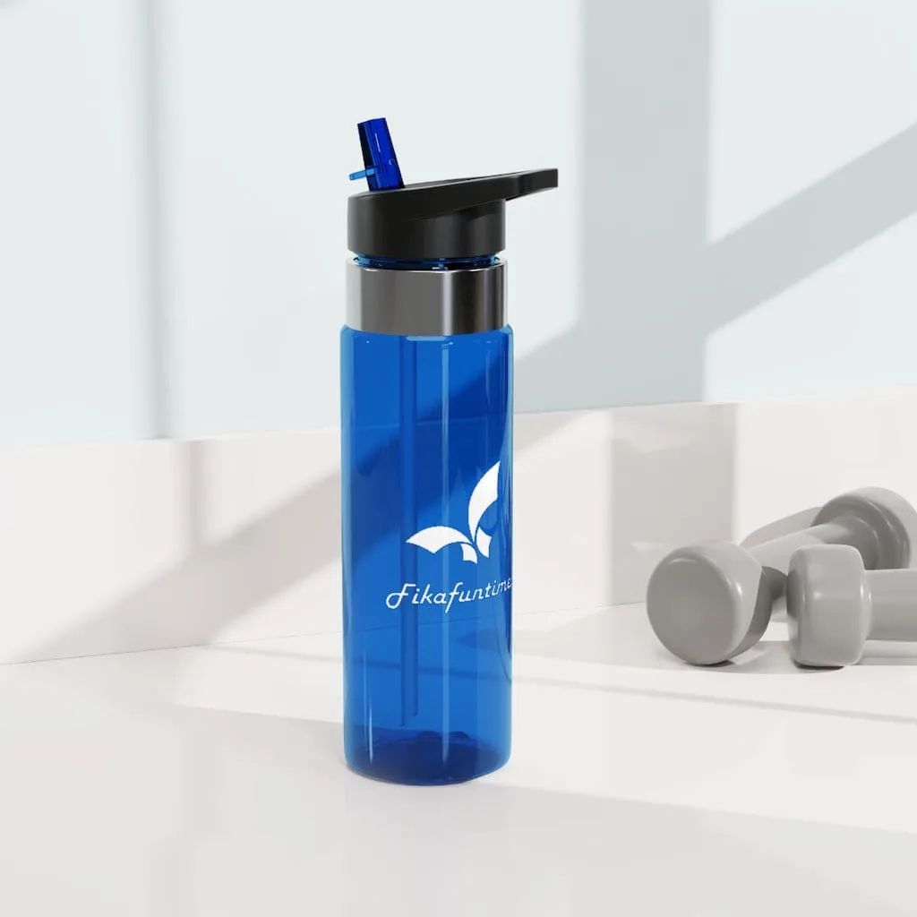 BPA-Free Fikafuntimes Sport Bottle with Carabiner Hook