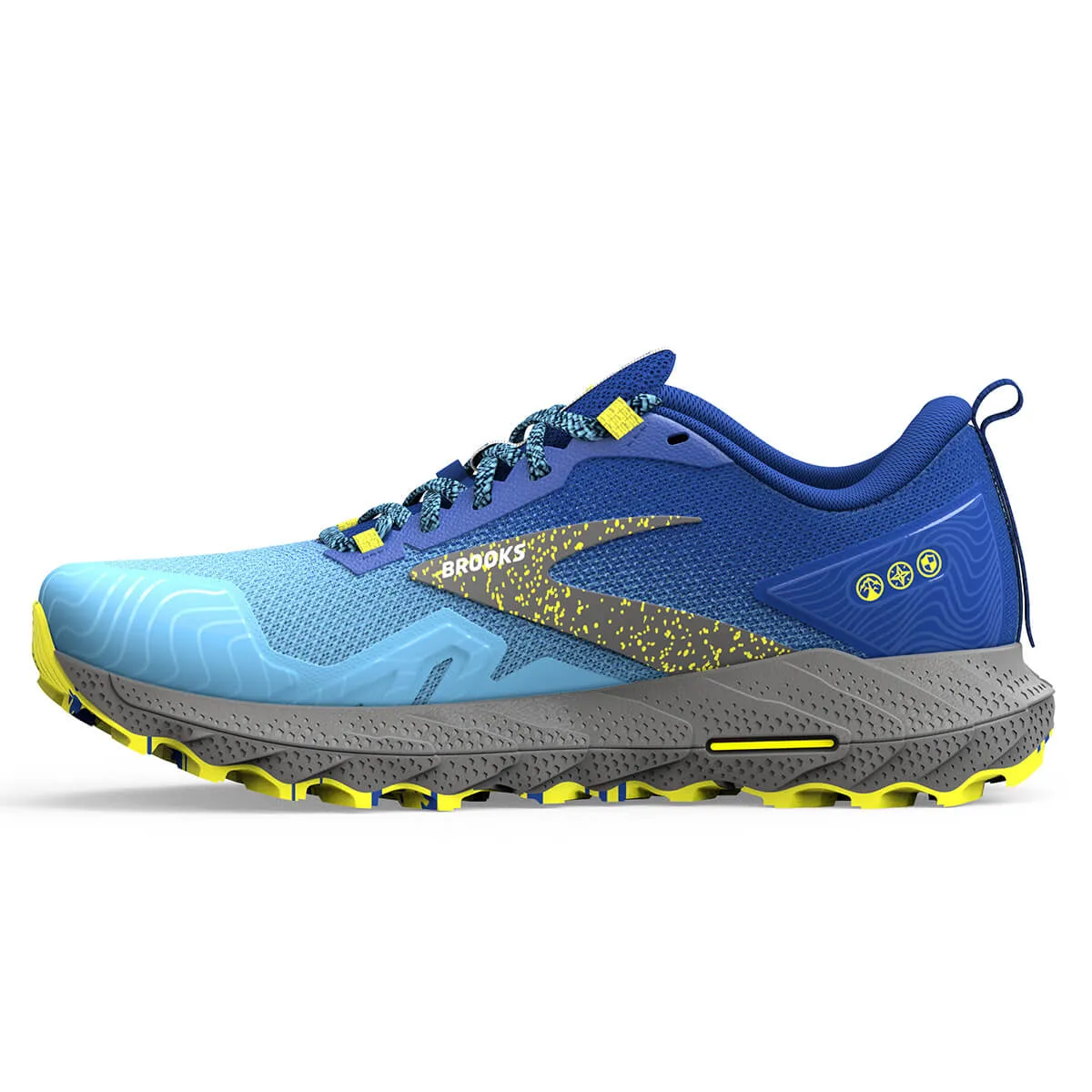 Brooks Cascadia 17 Mens | Blue/surf the Web/sulphur