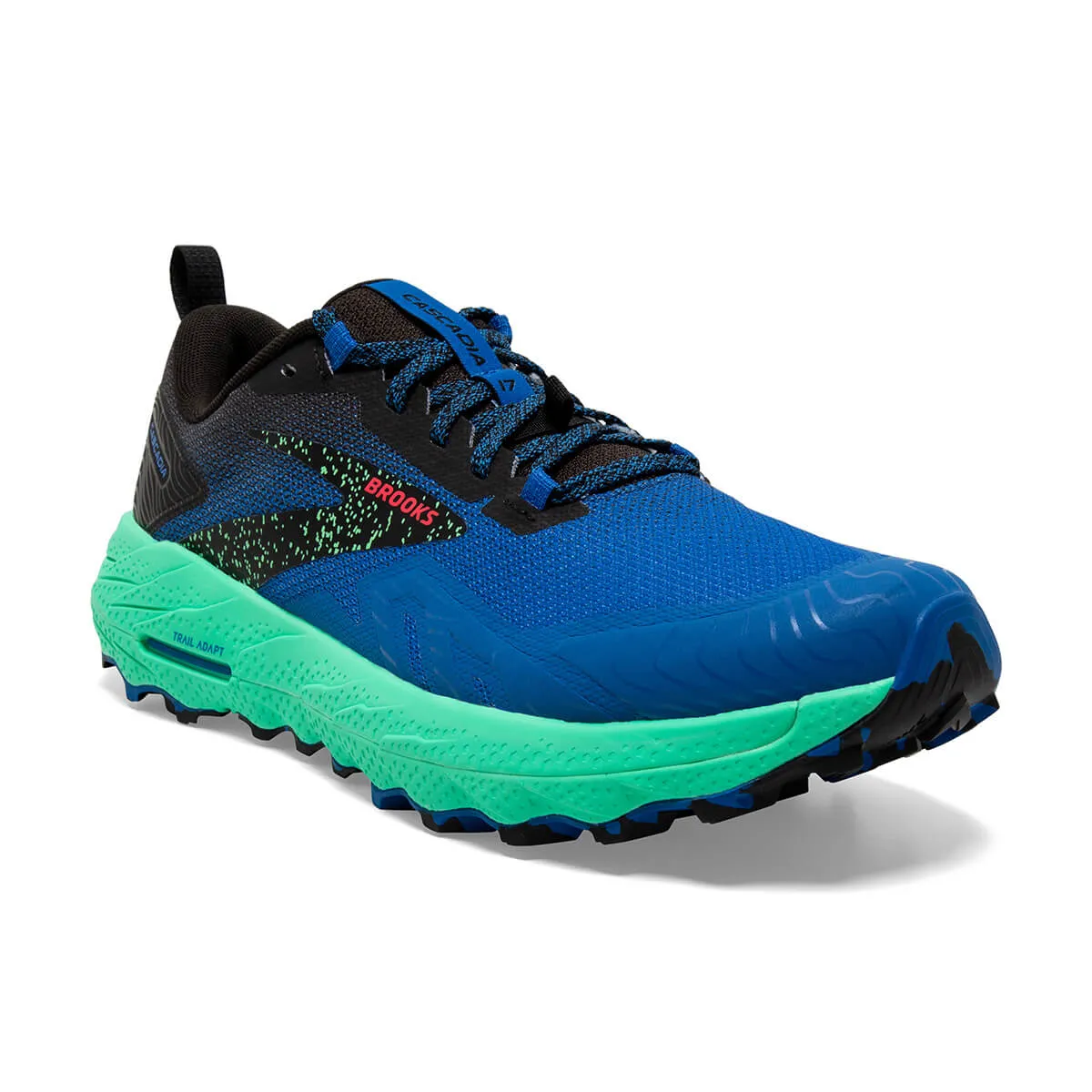 Brooks Cascadia 17 Mens | Victoria Blue/black/spring Bud