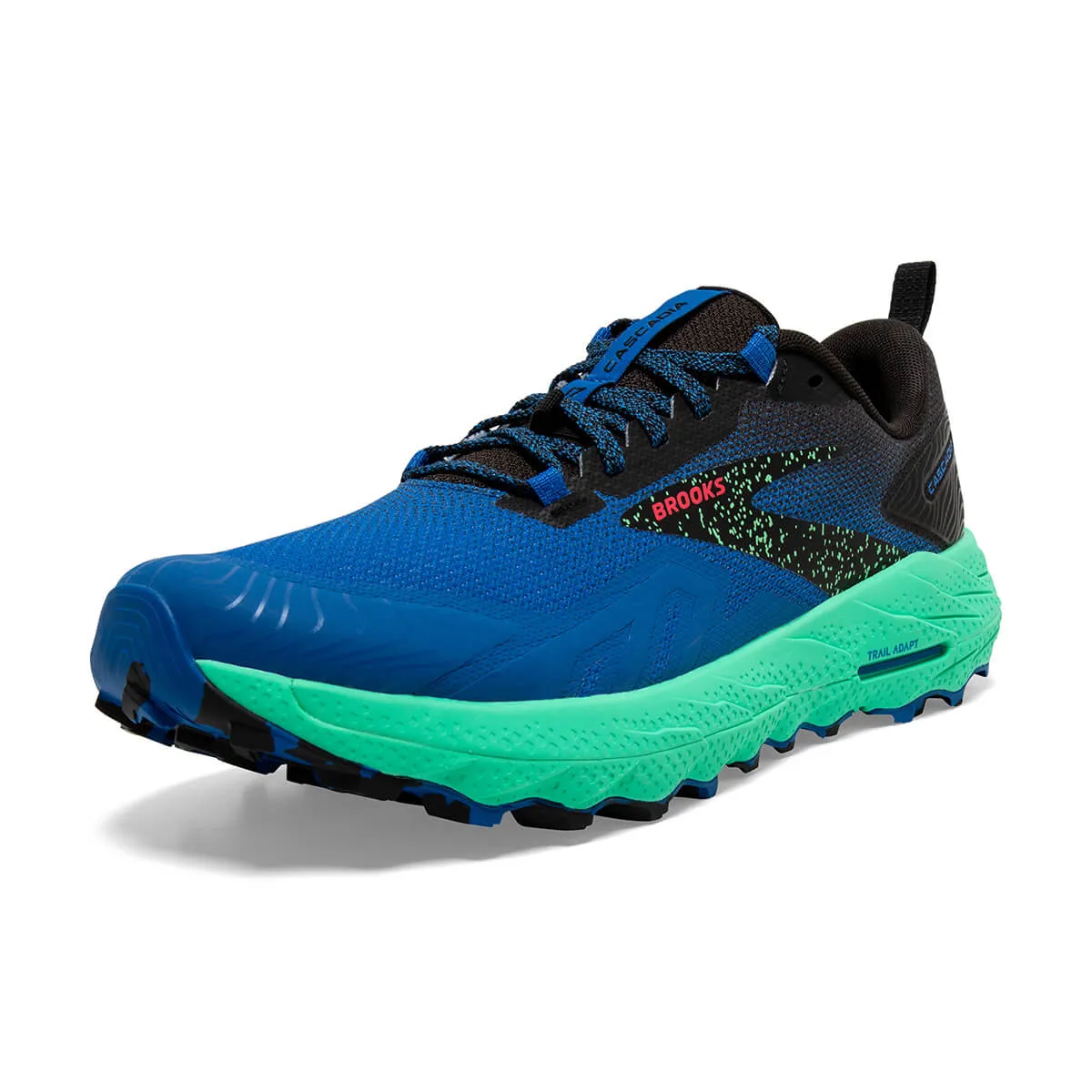 Brooks Cascadia 17 Mens | Victoria Blue/black/spring Bud