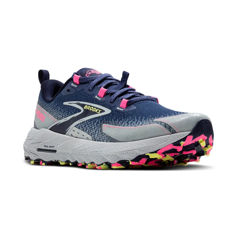 Brooks Cascadia 18 (Womens) - Oceana/Pearl Blue/Pink