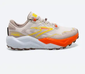 Brooks | Men's | Caldera 7 |  White Sand/Chateau Gray/Yellow