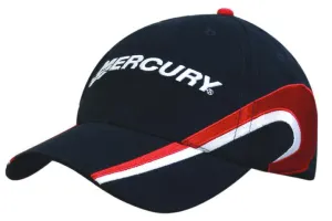 BRUSHED HEAVY COTTON CAP WITH EMBROIDERED TRIM