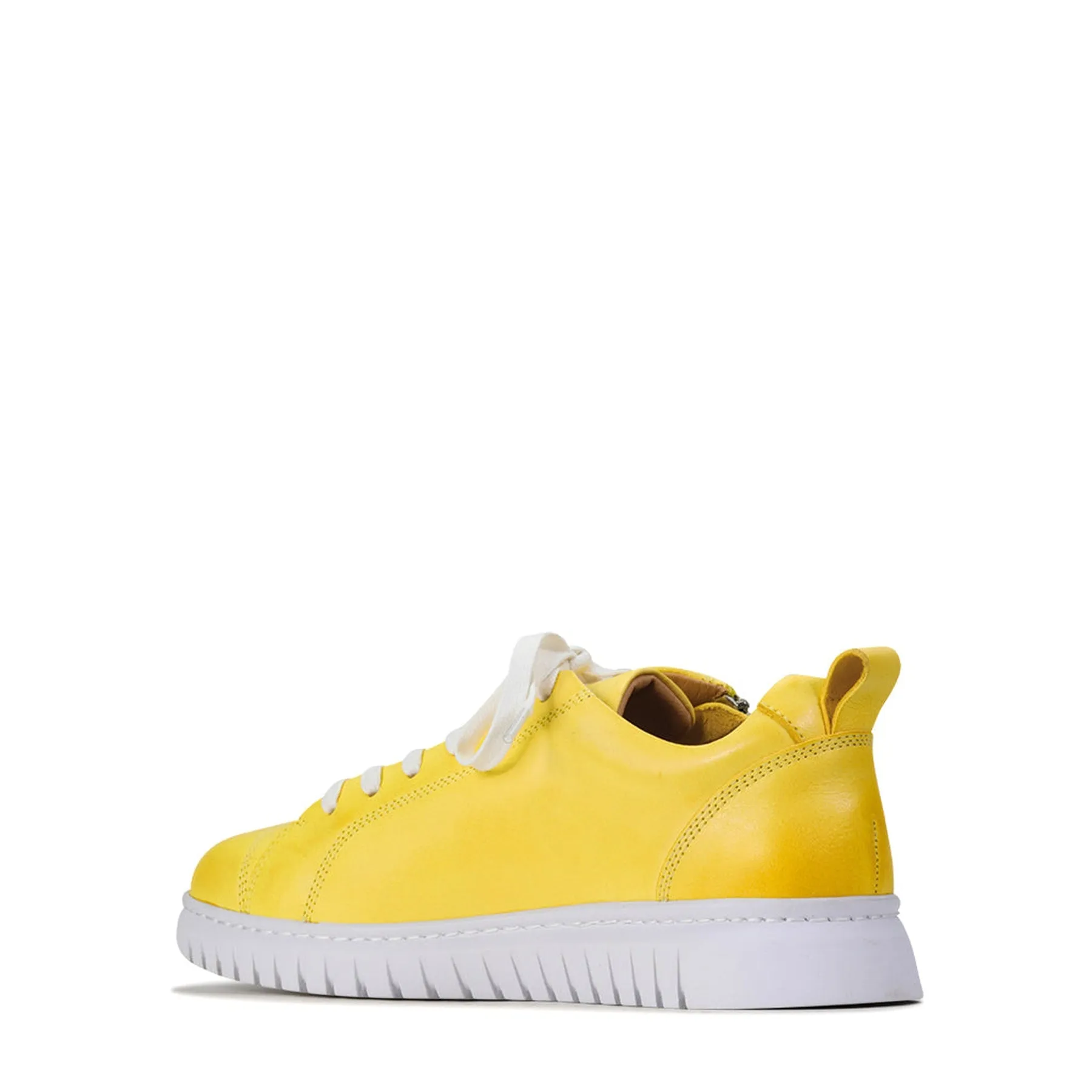 CLARENCE LOW-TOP ZIPPER SNEAKER LEATHER