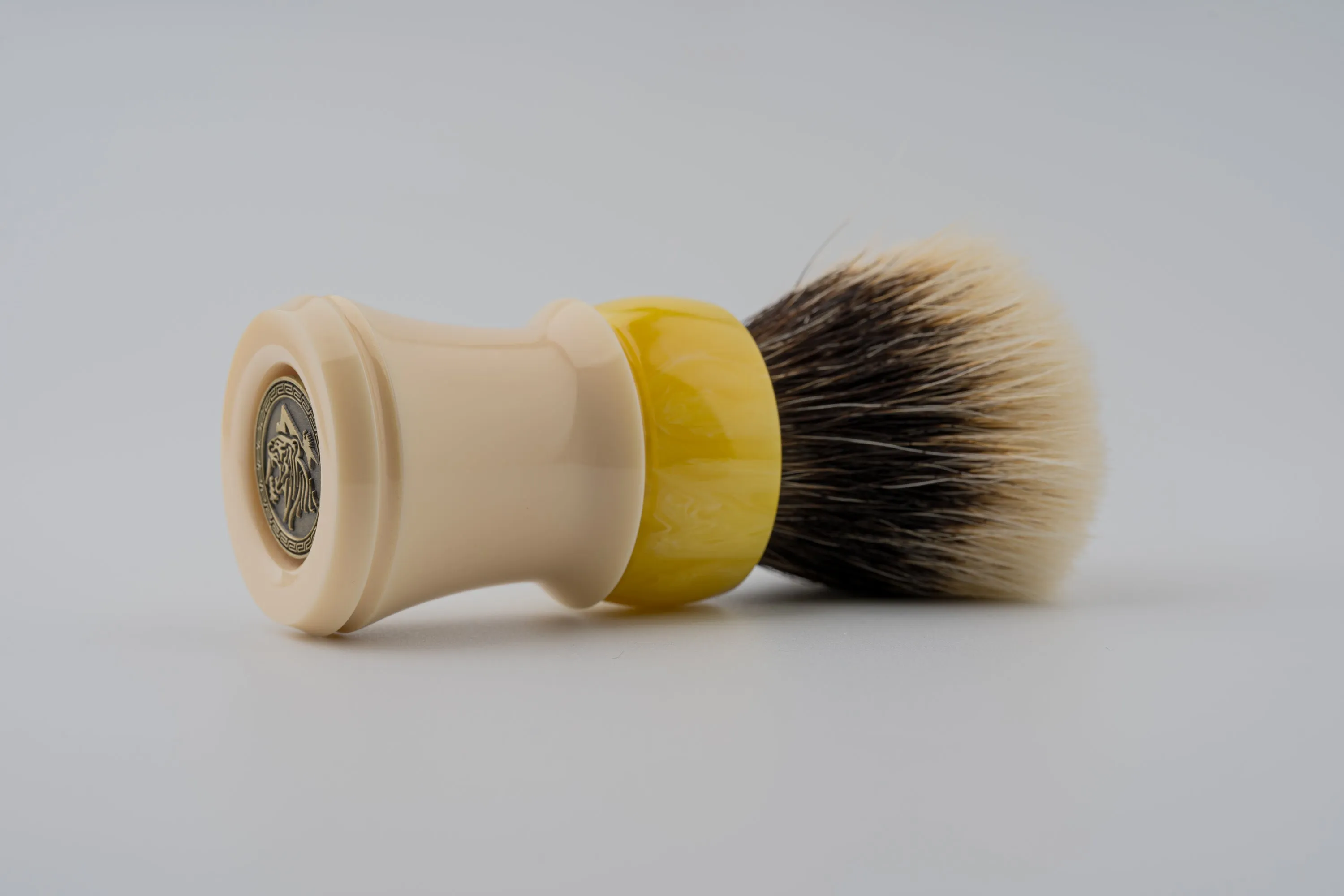 Climber-'Beeswax' Resin Hybrid shaving brush handle