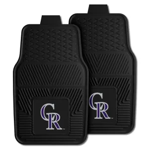 Colorado Rockies Heavy Duty Car Mat Set - 2 Pieces