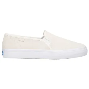 Double Decker Perforated Slip On Sneakers