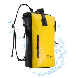 Dry bag Waterproof Backpack With Zipper Pocket 25L Yellow