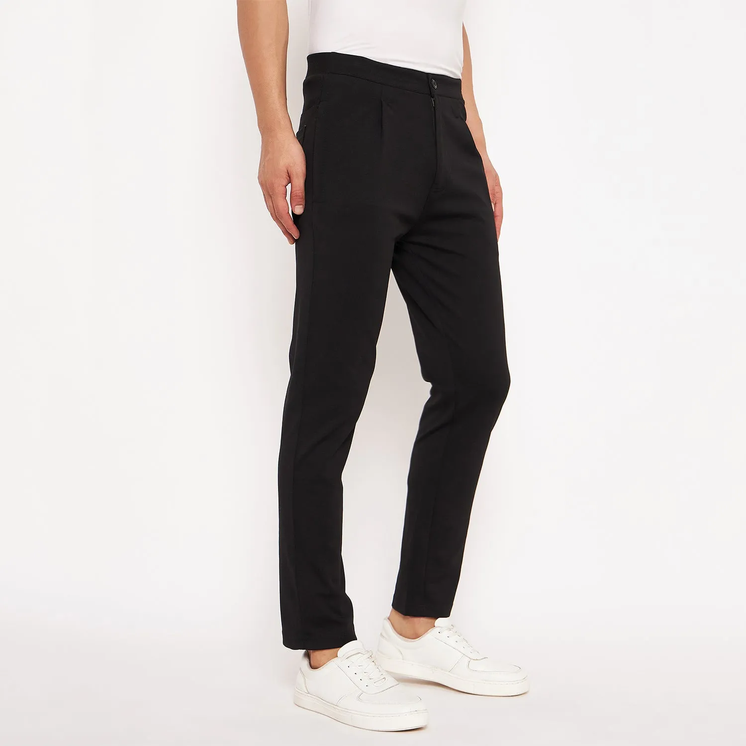 Duke Stardust Men Solid Track Pant (LF5661)