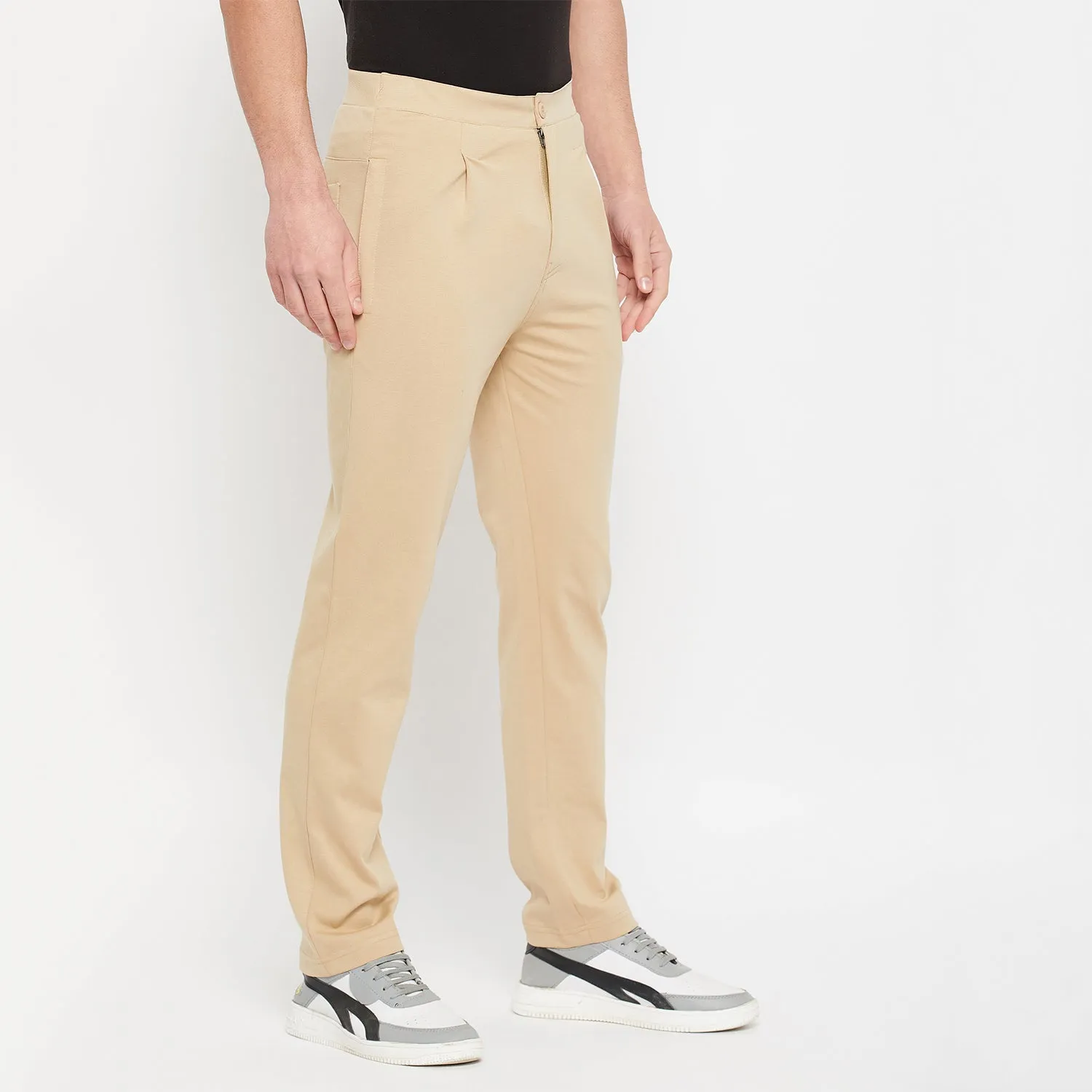 Duke Stardust Men Solid Track Pant (LF5661)