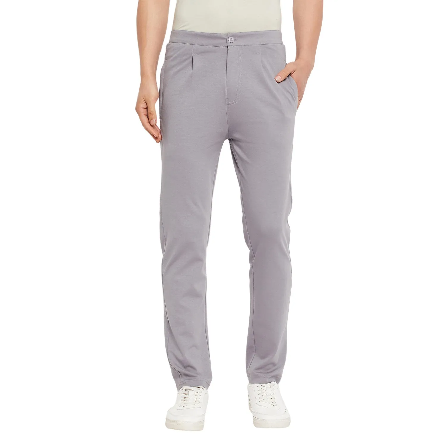 Duke Stardust Men Solid Track Pant (LF5661)