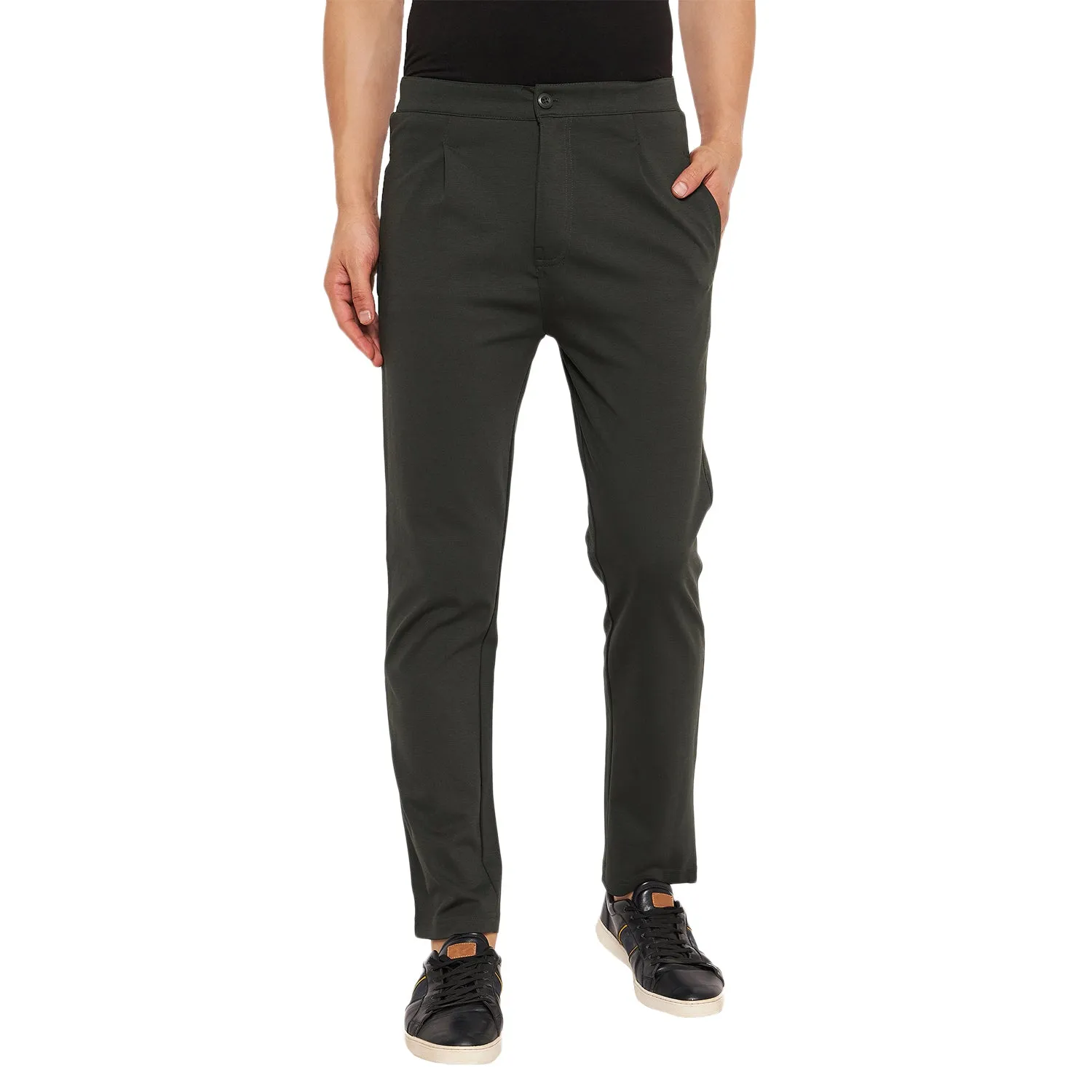 Duke Stardust Men Solid Track Pant (LF5661)