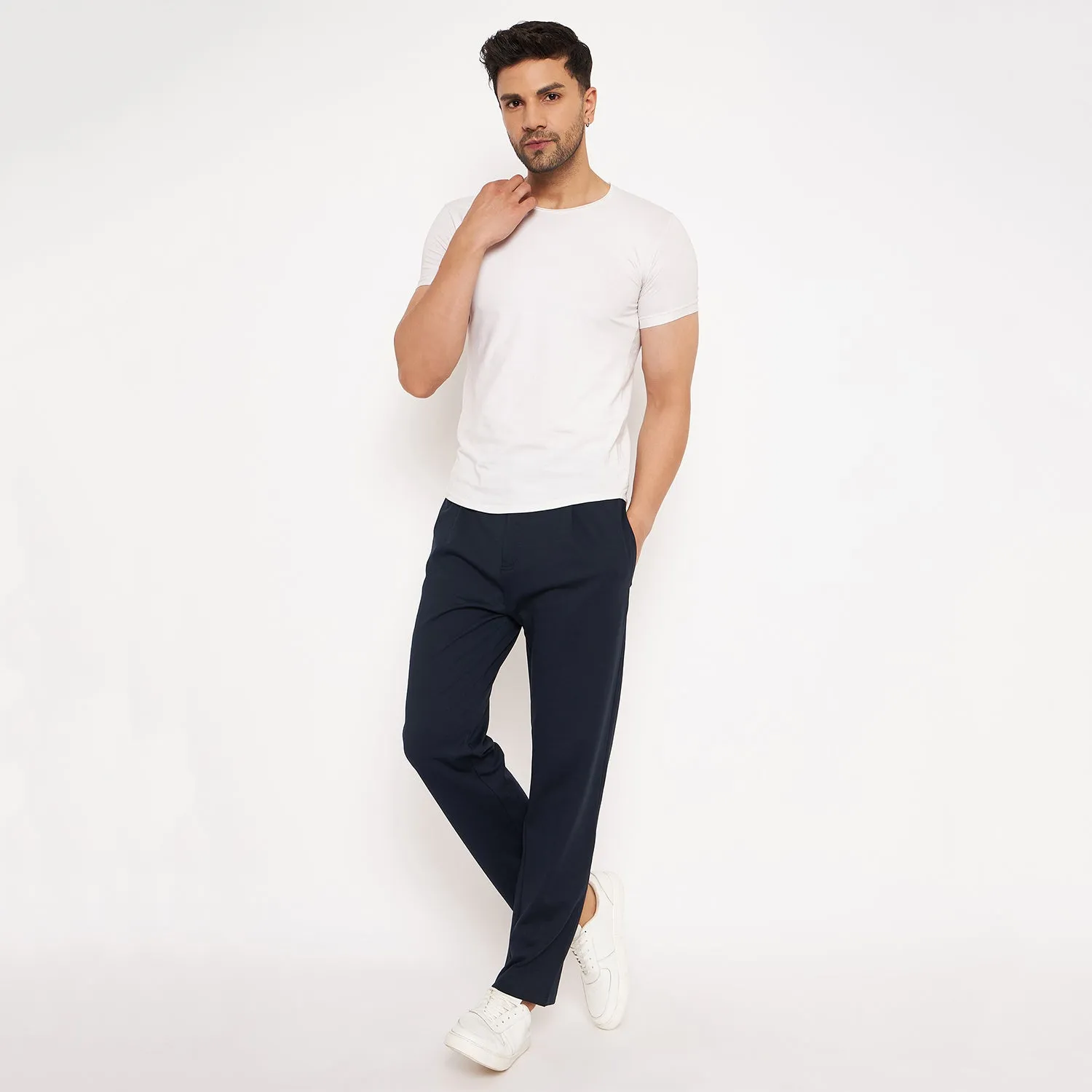 Duke Stardust Men Solid Track Pant (LF5661)