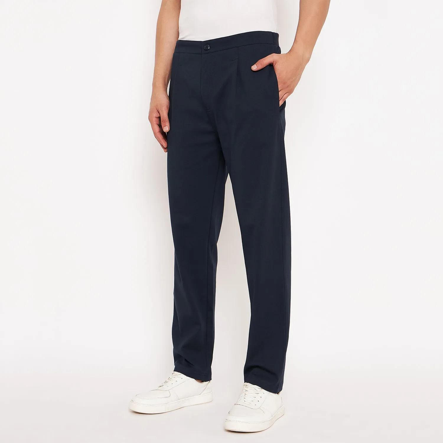 Duke Stardust Men Solid Track Pant (LF5661)