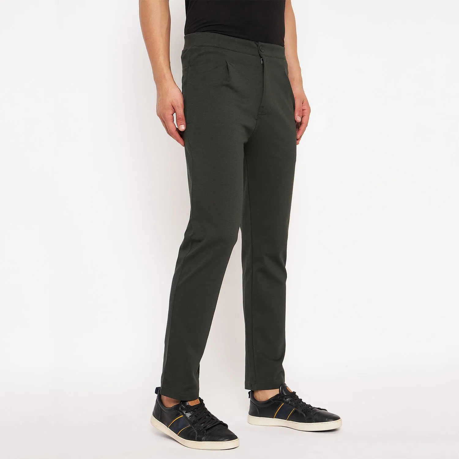 Duke Stardust Men Solid Track Pant (LF5661)