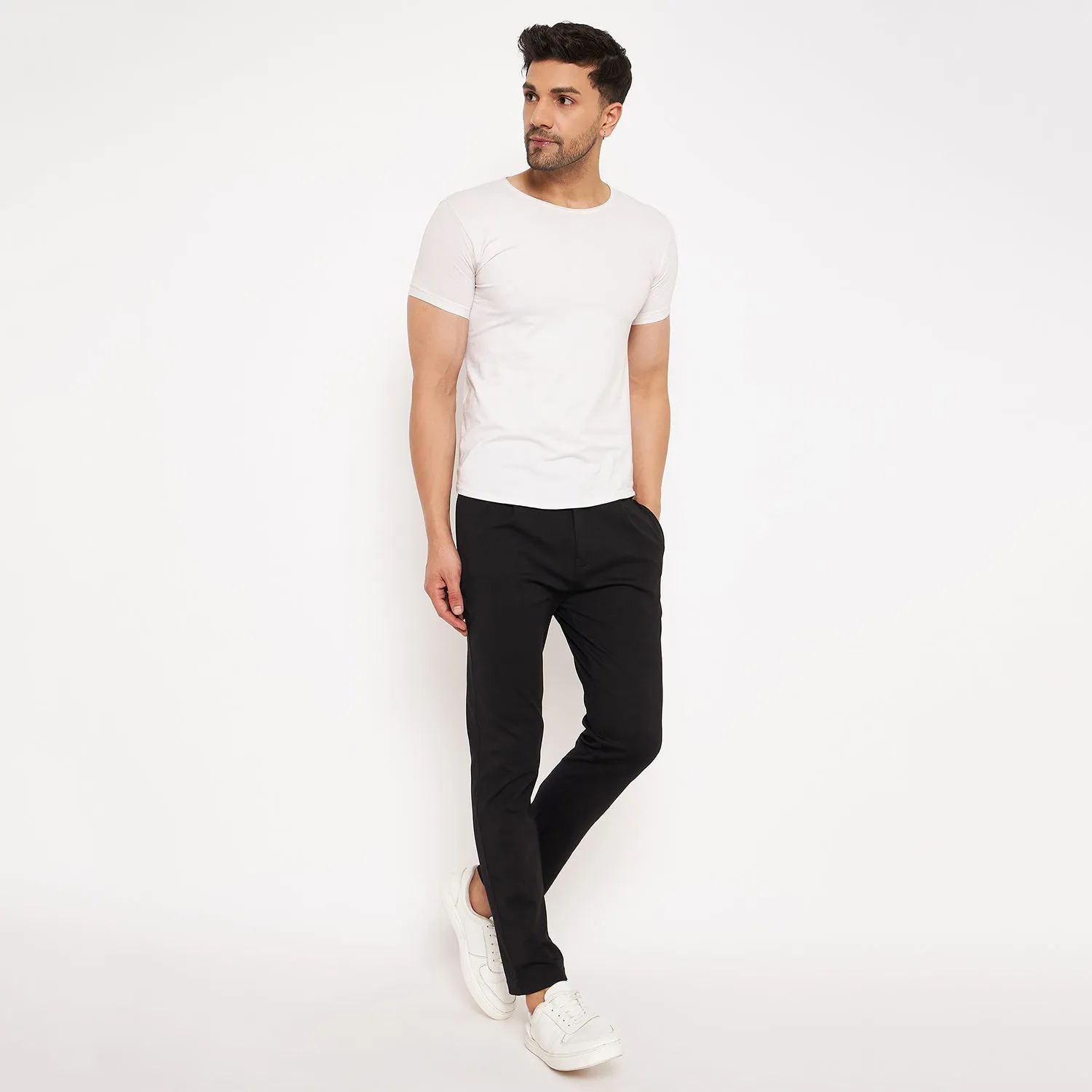 Duke Stardust Men Solid Track Pant (LF5661)