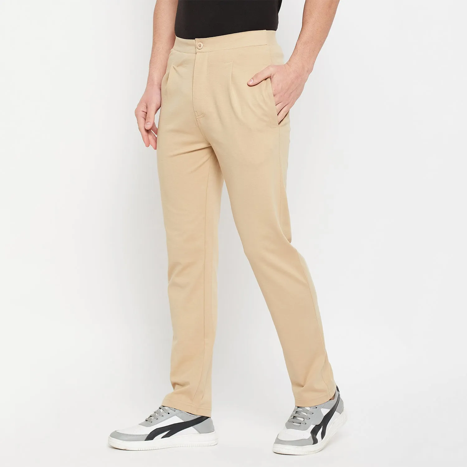 Duke Stardust Men Solid Track Pant (LF5661)