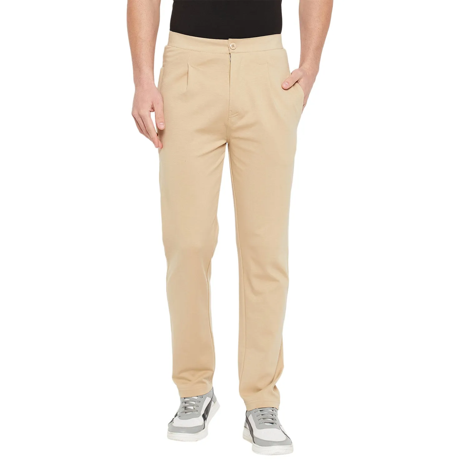 Duke Stardust Men Solid Track Pant (LF5661)