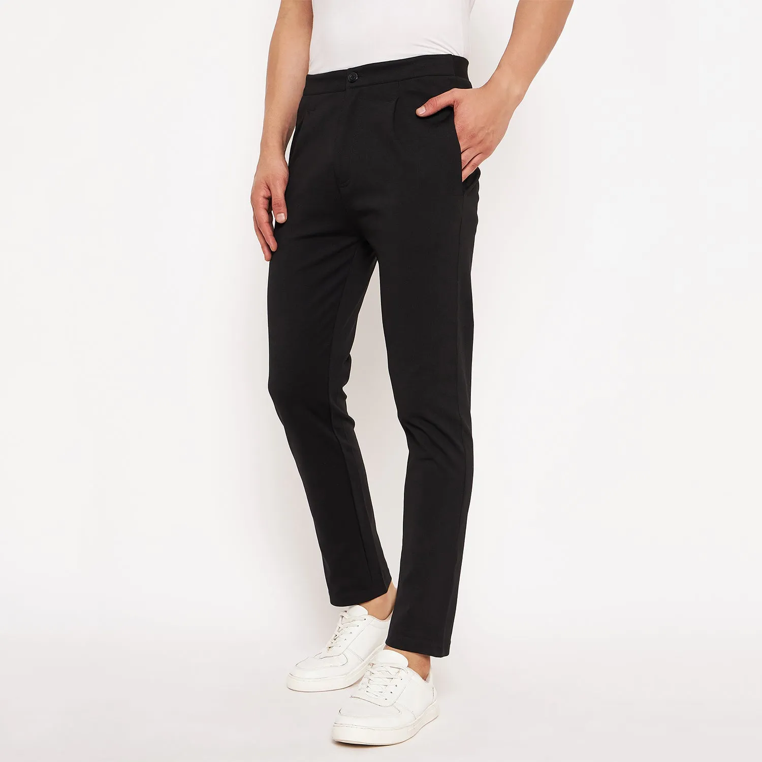 Duke Stardust Men Solid Track Pant (LF5661)