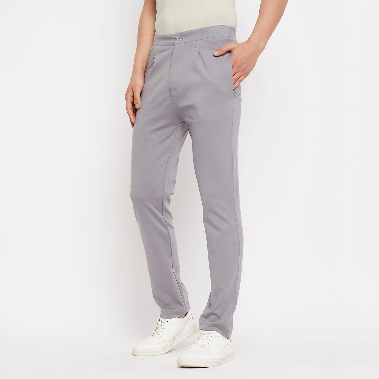 Duke Stardust Men Solid Track Pant (LF5661)