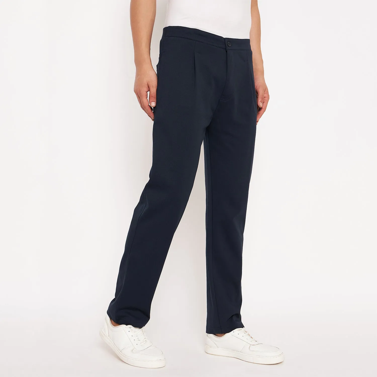 Duke Stardust Men Solid Track Pant (LF5661)