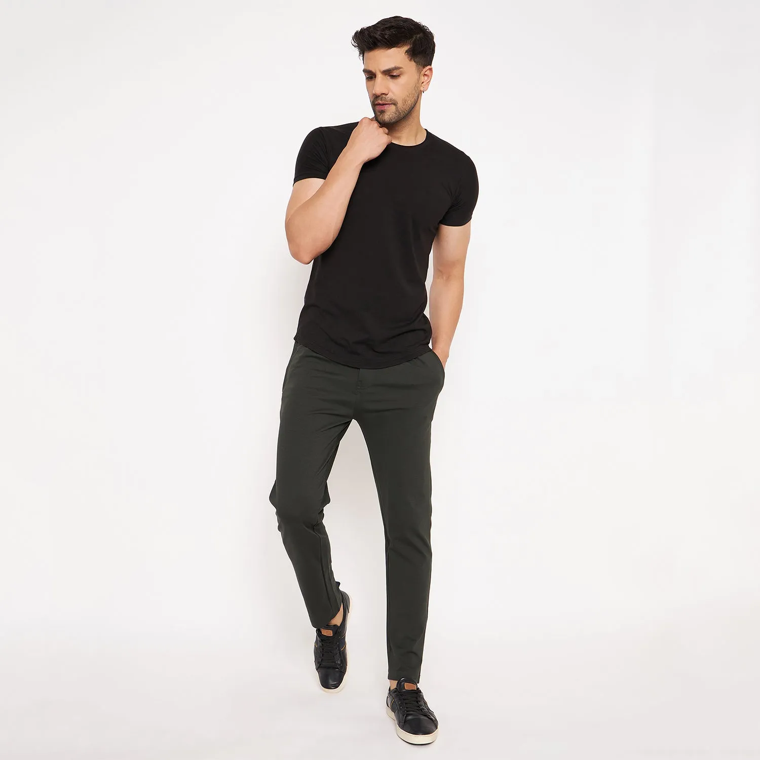 Duke Stardust Men Solid Track Pant (LF5661)