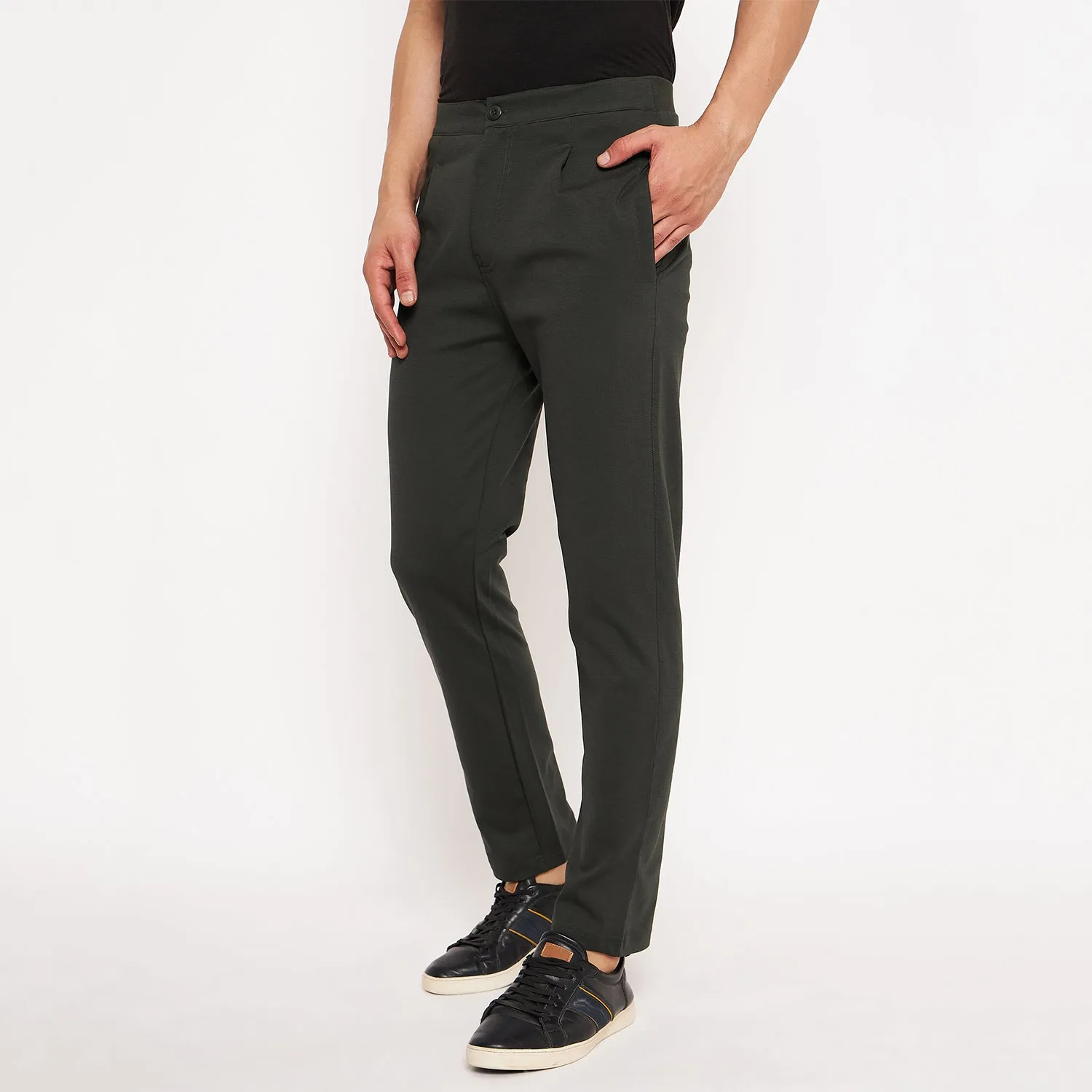 Duke Stardust Men Solid Track Pant (LF5661)