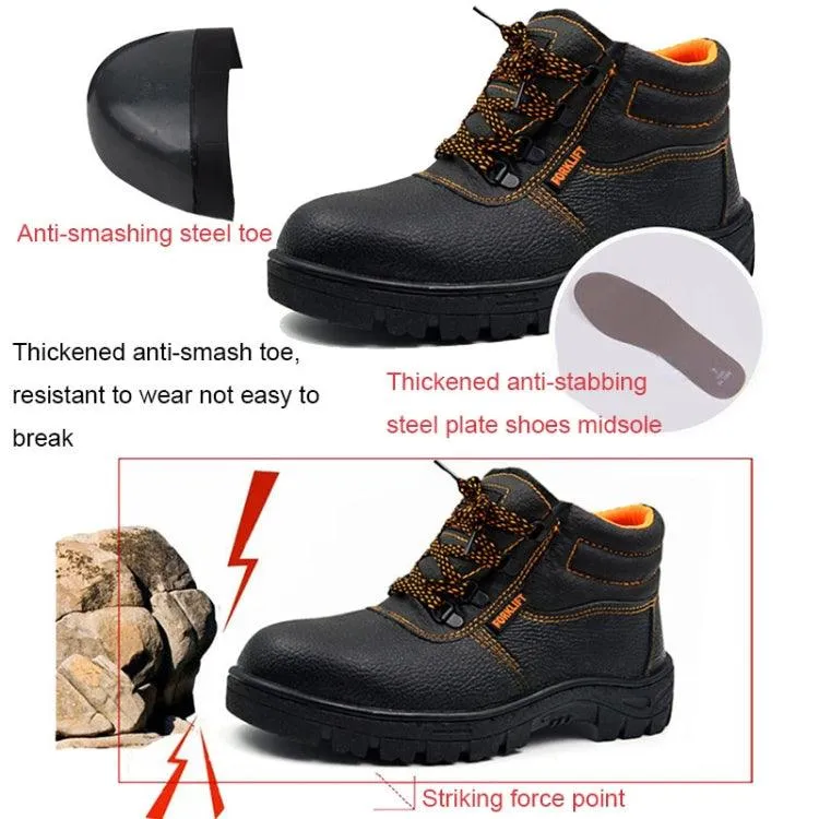 Durable Microfiber Leather Safety Footwear: Impact-Resistant, Puncture-Guard, Slip-Resistant, Long-Lasting