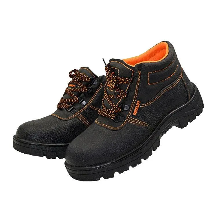 Durable Microfiber Leather Safety Footwear: Impact-Resistant, Puncture-Guard, Slip-Resistant, Long-Lasting