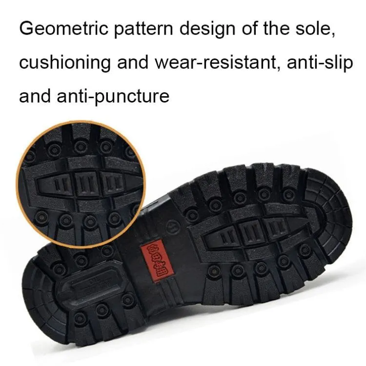 Durable Microfiber Leather Safety Footwear: Impact-Resistant, Puncture-Guard, Slip-Resistant, Long-Lasting