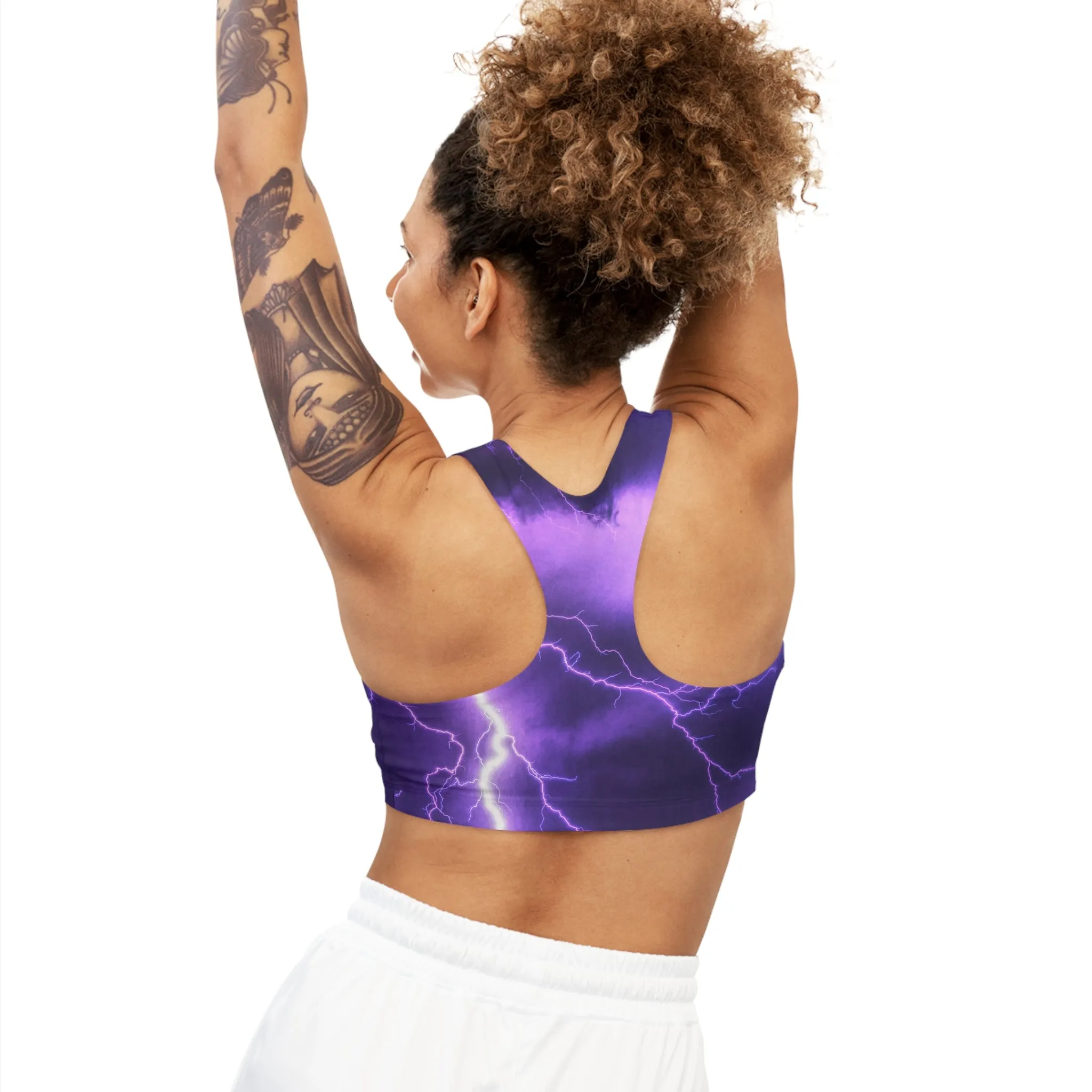 Electric Thunder - Inovax Seamless Sports Bra