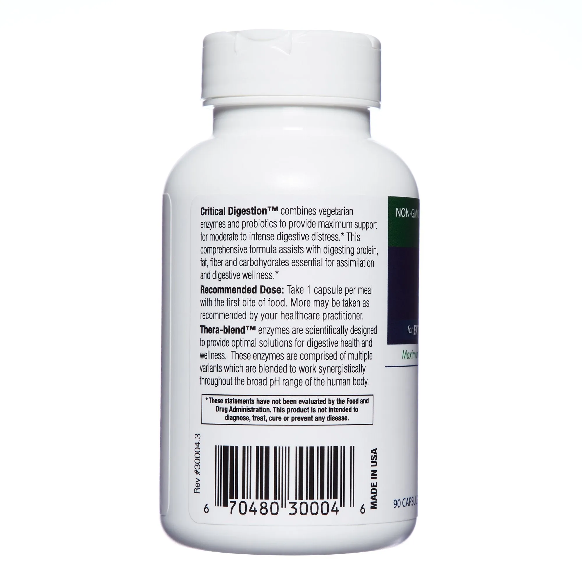 Enzyme Science Critical Digestion 90 Capsules