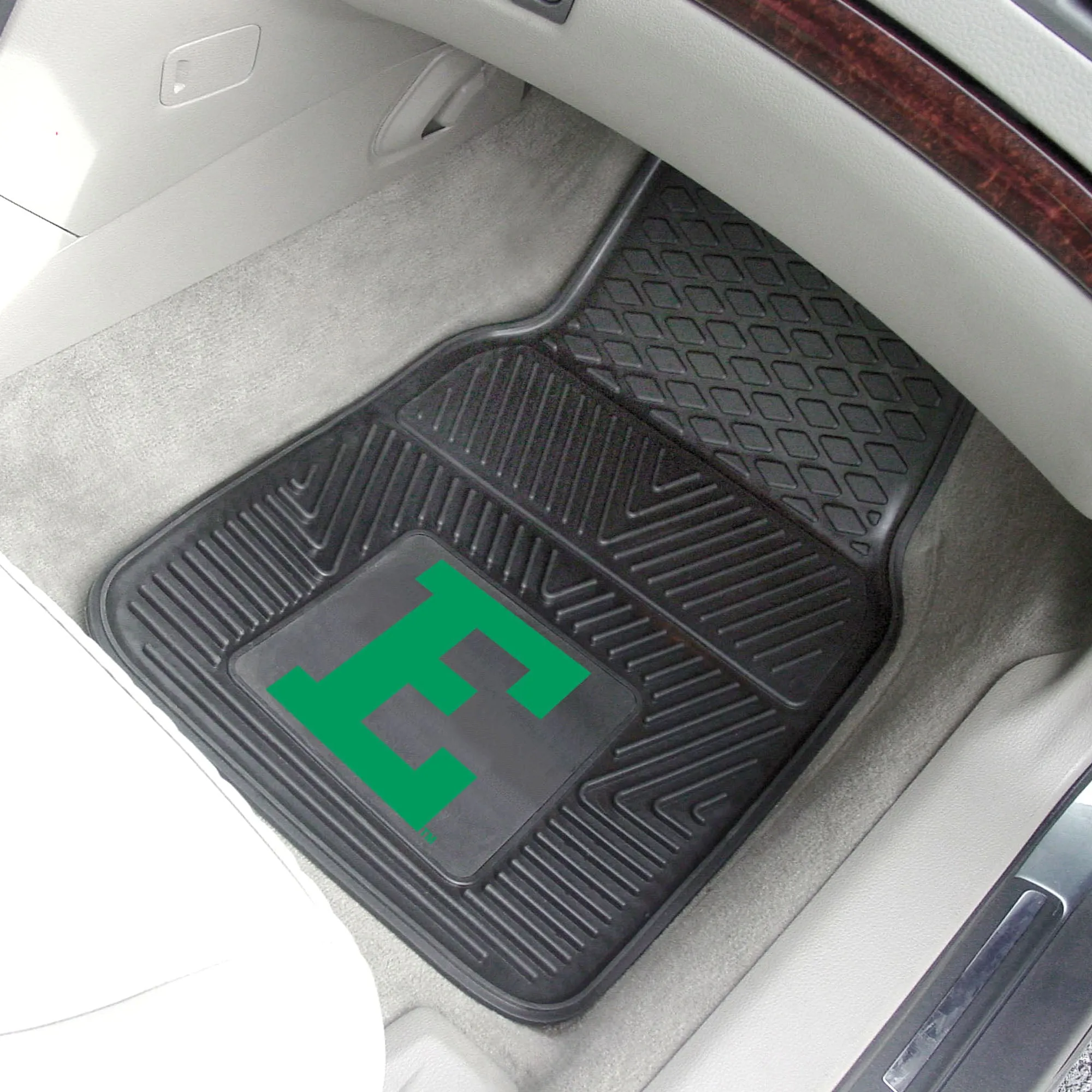 Fanmats Eastern Michigan Eagles Heavy Duty Car Mat Set - 2 Pieces