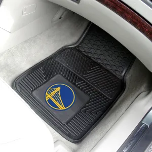 Fanmats Golden State Warriors Heavy Duty Car Mat Set - 2 Pieces