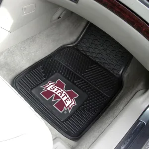 Fanmats Mississippi State Bulldogs Heavy Duty Car Mat Set - 2 Pieces