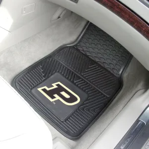 Fanmats Purdue Boilermakers Heavy Duty Car Mat Set - 2 Pieces