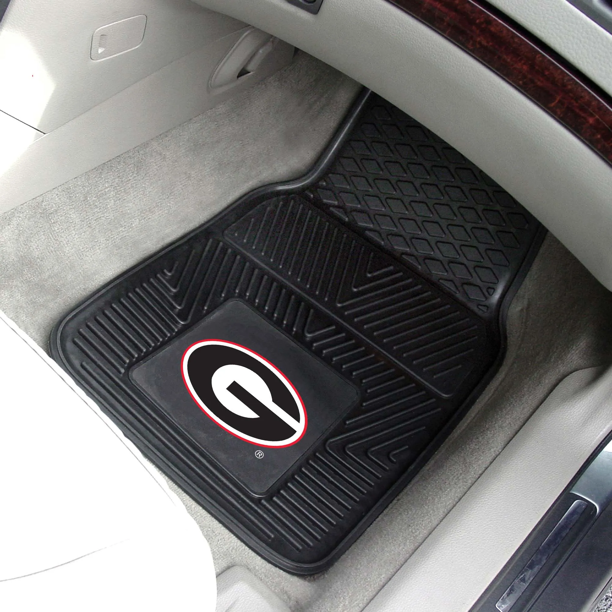 Georgia Bulldogs Heavy Duty Car Mat Set - 2 Pieces