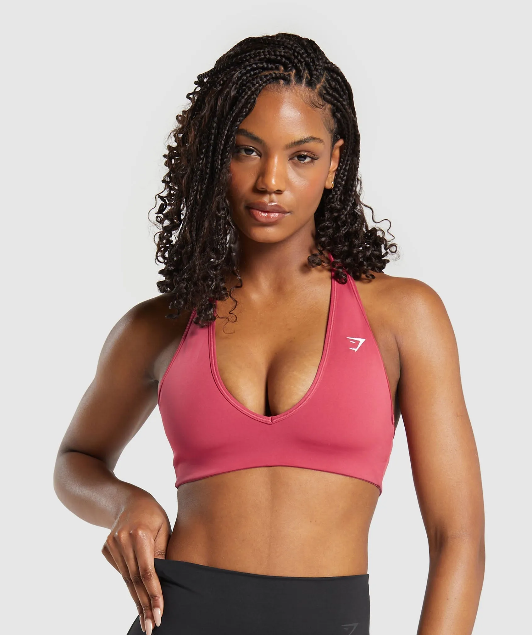 Gymshark Halterneck Sports Bra - Vintage Pink