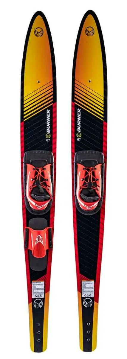 HO Sports Burner Combo Water Ski With Blaze Bindings 2022