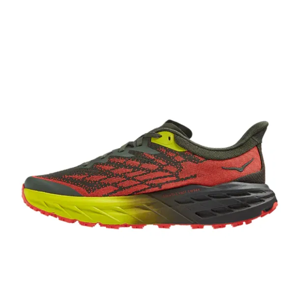 HOKA Men's Speedgoat 5 Thyme/Fiesta