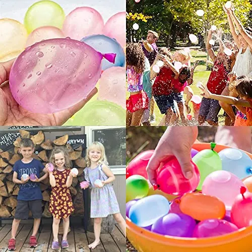 Holi Gubara/Water Balloons/Magic Water Balloons- Multi colour (Set of 6 Bunch)