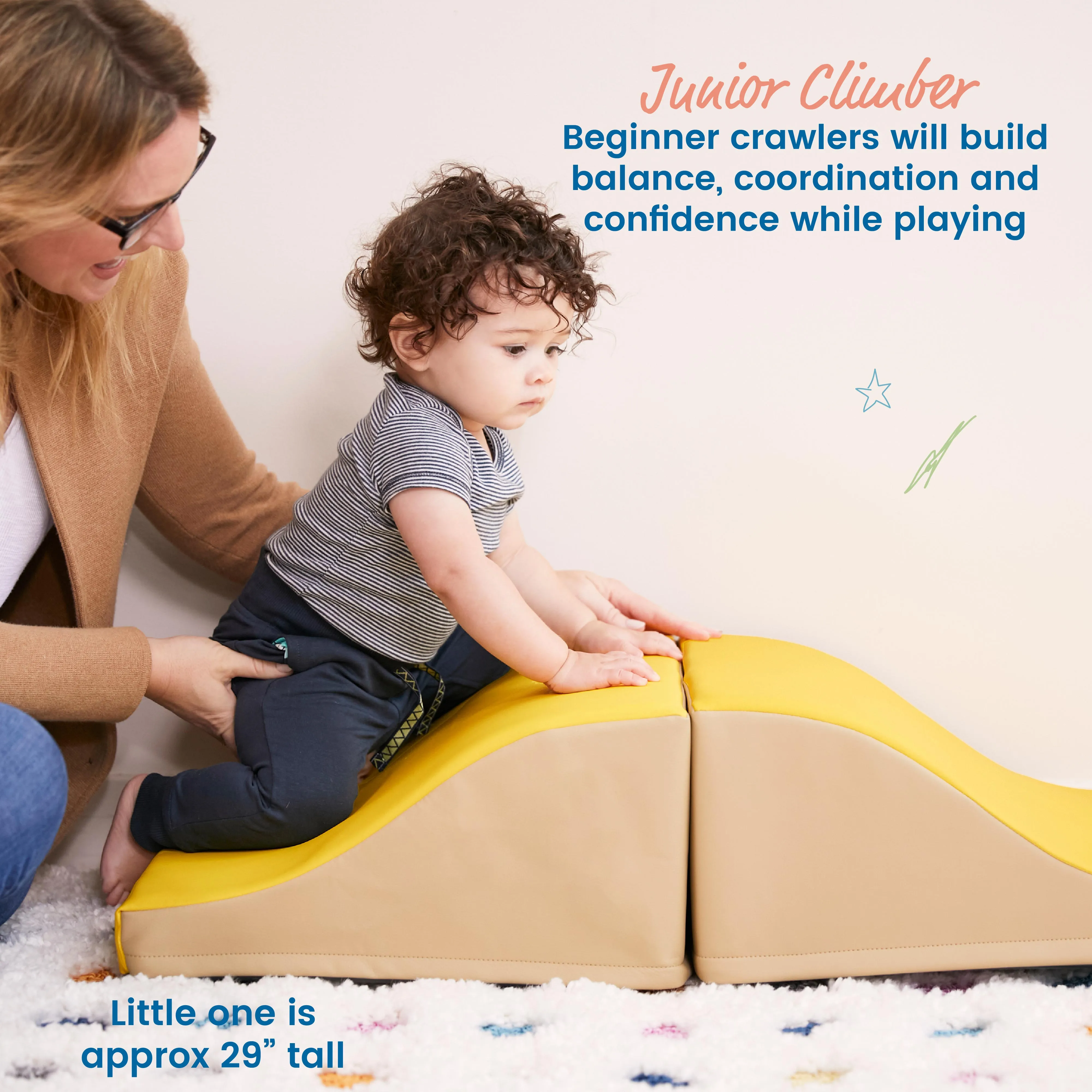 Junior Glide Up n' Over, Beginner Climber, 4-Piece